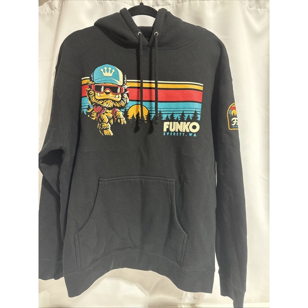 Funko Black Bigfoot Hoodie HQ Store Exclusive Adult Large Everett, WA